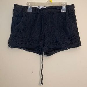 😎Lacy Black Shorts by Rewind - sz M
